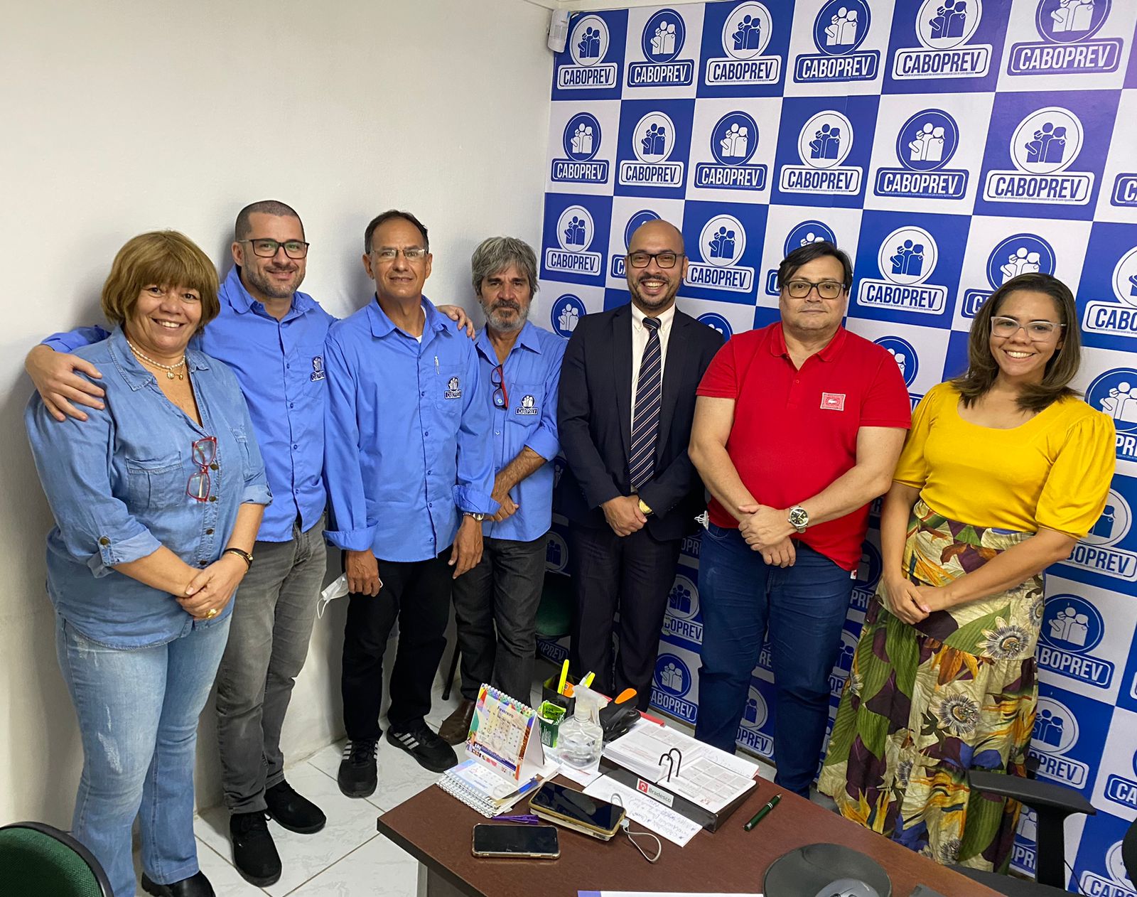 Gestão do Caboprev dá as boas-vindas ao novo servidor da autarquia