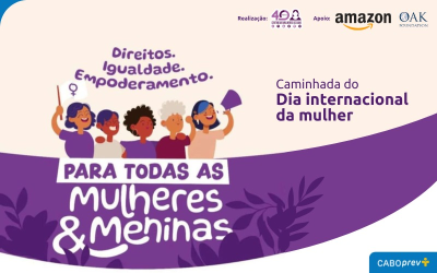 Caboprev de mãos dadas com a sociedade em respeito as mulheres!