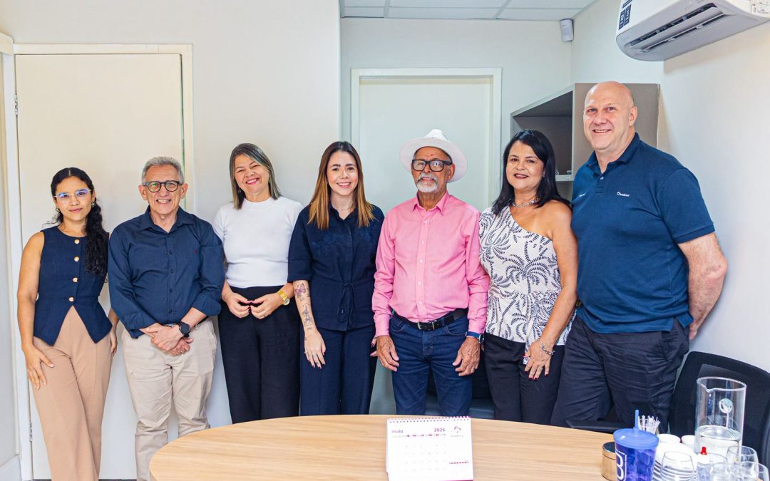 Visita dos representantes do Banco Bradesco